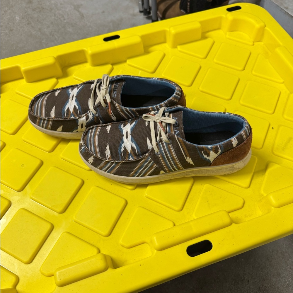 Ariat Brown Patterned Flats